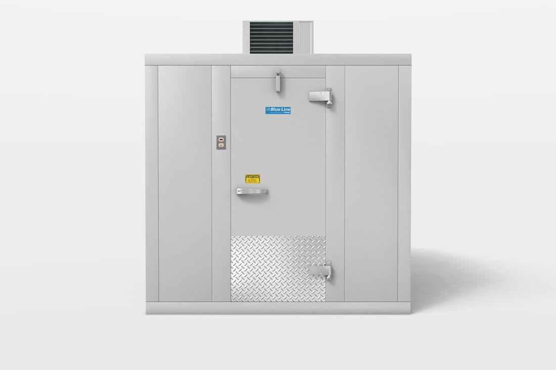 Walk-In Cooler | 8' x 8' | With Floor | Right Hinge | Self-Contained