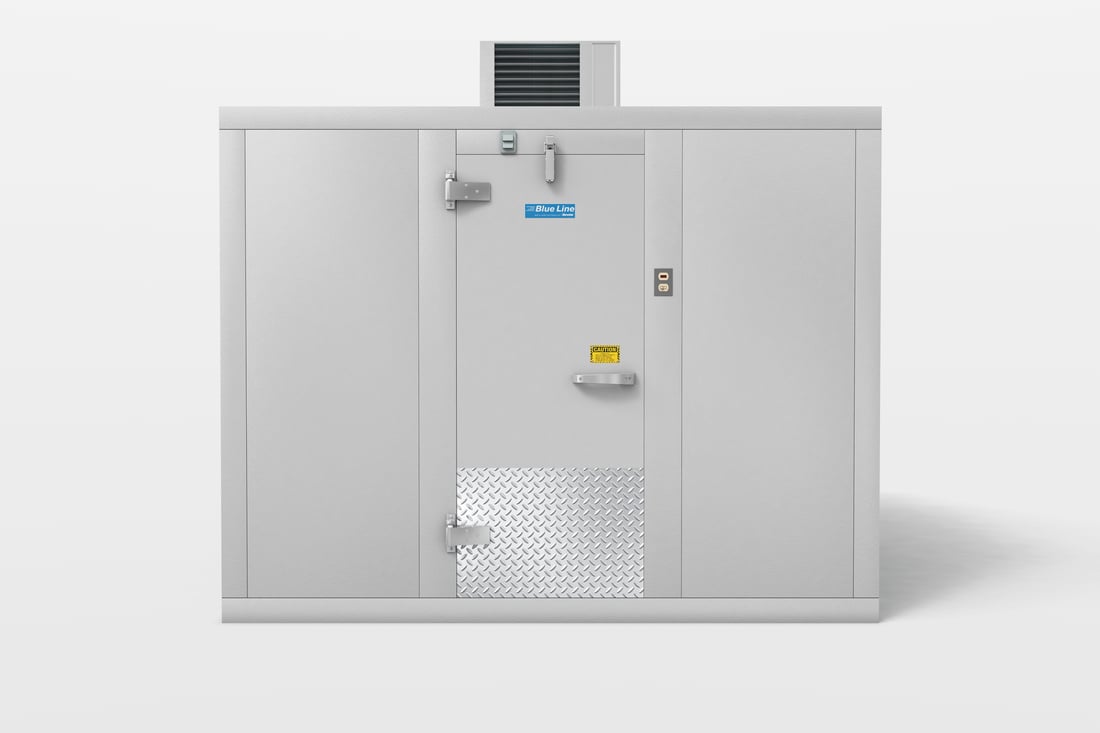 Walk-In Freezer | 8' x 8' | With Floor | Left Hinge | Self-Contained