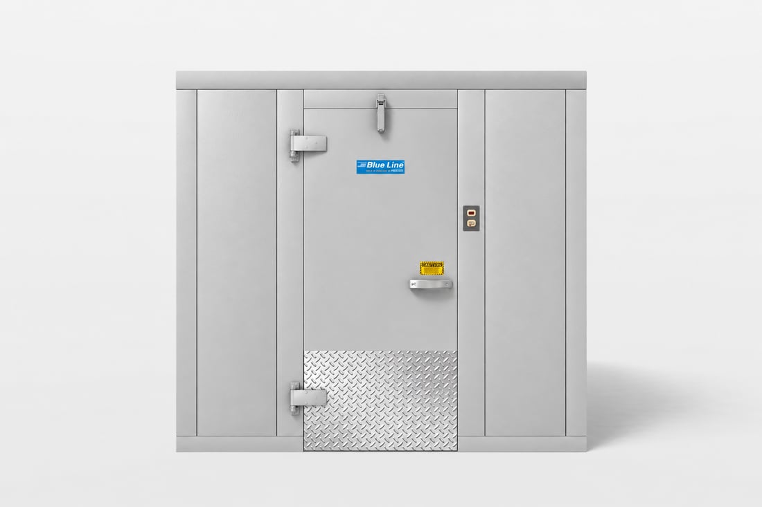 Walk-In Cooler | 8' x 6' | With Floor | Left Hinge | No Refrigeration
