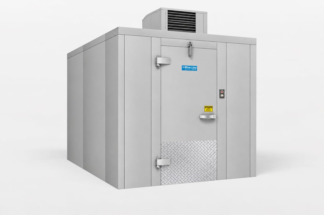 Walk-In Cooler | 8' x 12' | No Floor | Left Hinge | Self-Contained