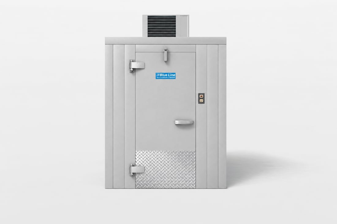 Walk-In Cooler | 6' x 8' | With Floor | Left Hinge | Self-Contained