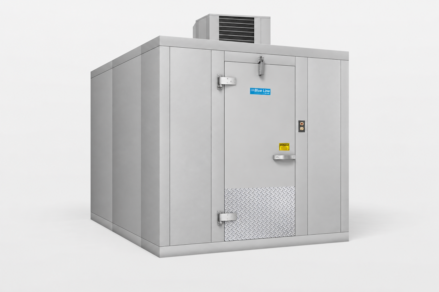 Walk-In Cooler | 8' x 8' | With Floor | Left Hinge | Self-Contained